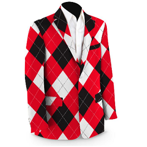 Red & White & Black Sport Coat